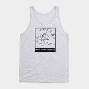 I want to visit a landscape Tank Top